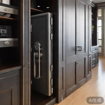 独特设计：揭秘柜子里装保险柜的巧妙布局图