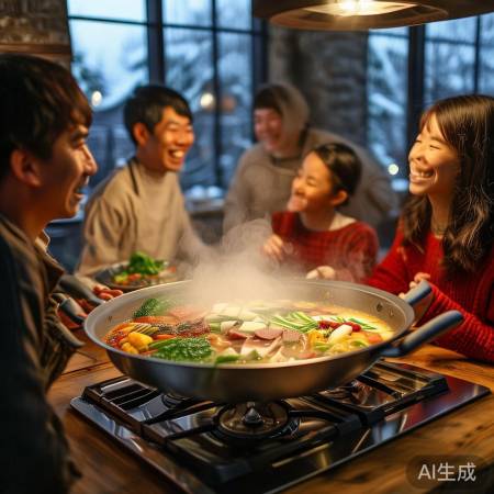 家用燃气灶轻松吃火锅，美味家常新选择
