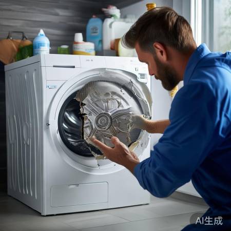 洗衣机脱水边缘断裂原因及处理方法