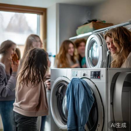 宿舍必备神器：洗衣机带烘干功能，轻松解决洗衣难题
