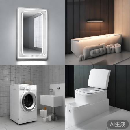 阳台洗衣机+洗脸盆定制,打造个性卫浴空间