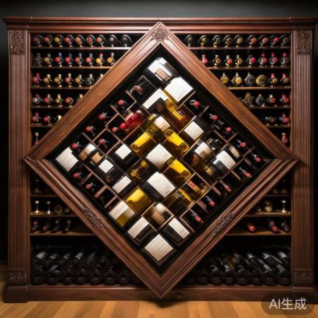 红酒柜展示柜菱形寓意及文化内涵解读