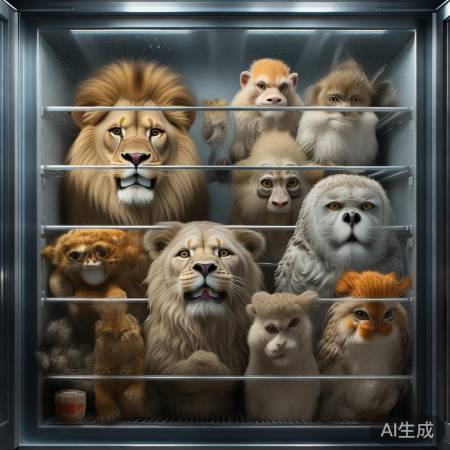 冰箱里的动物奇遇：揭秘被俘获的动物世界