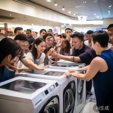 美红洗衣机促销信息，限时抢购！