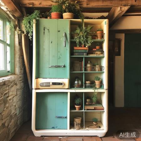 旧冰箱改造新用途：巧变家居好帮手