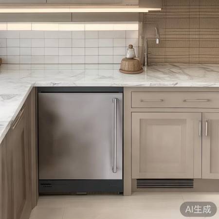 餐边柜冰箱不吊顶,美观实用的家居布局攻略