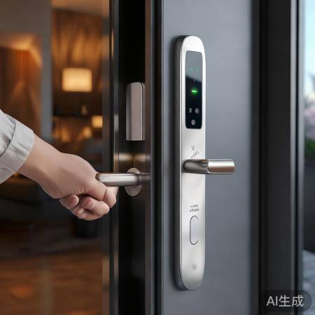 巷云指纹锁轻松添加指纹，安全便捷一步到位